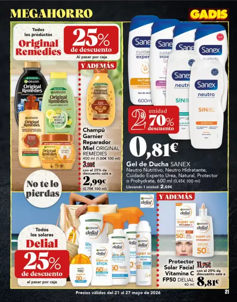 Ofertas de GADIS España de 21 a 27 mayo 2026 Gadis Megahorro - Página 45