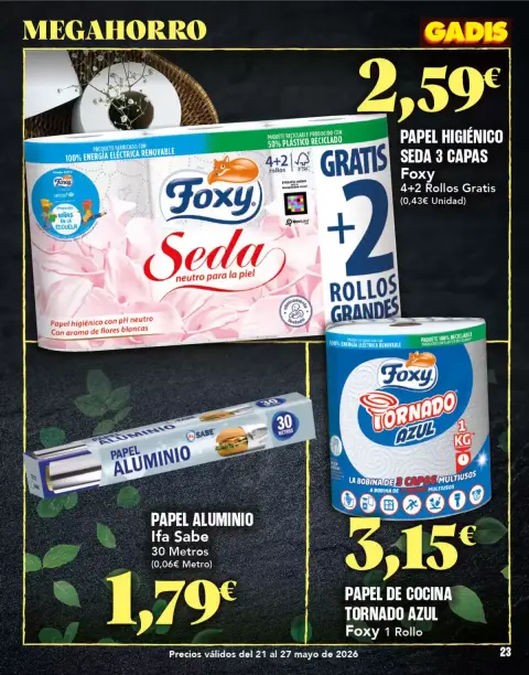 Ofertas de GADIS España de 21 a 27 mayo 2026 Gadis Megahorro - Página 23
