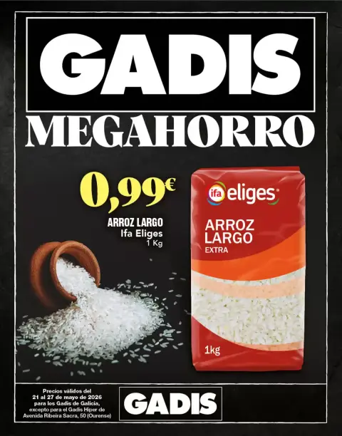 Ofertas de GADIS España de 21 a 27 mayo 2026 Gadis Megahorro - Página 1
