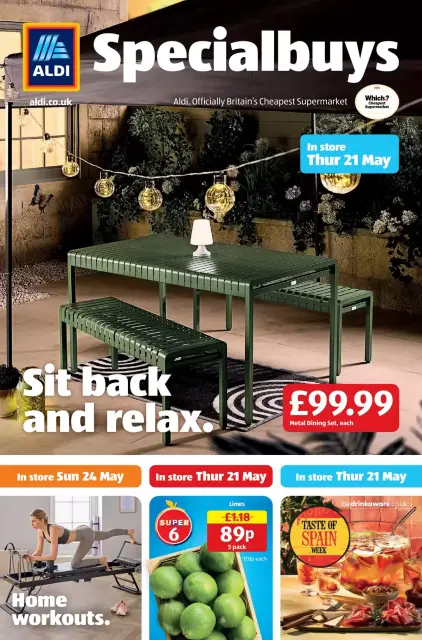 Ofertas de ALDI Reino Unido de 21 a 24 mayo 2026 Ofertas exclusivas - Página 1