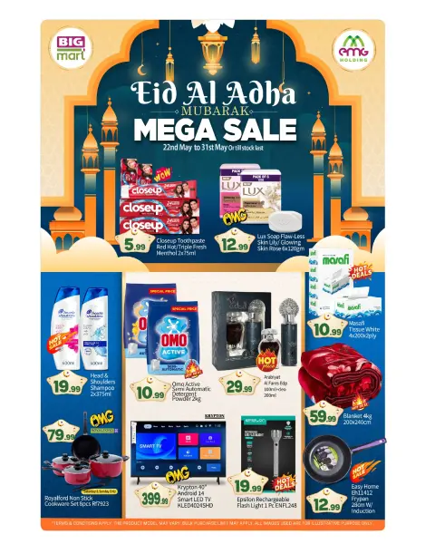 BIGmart offers in Almsfh, Bada Zayed from 22 to 27 May 2026 Eid Mubarak Offers - Page 12