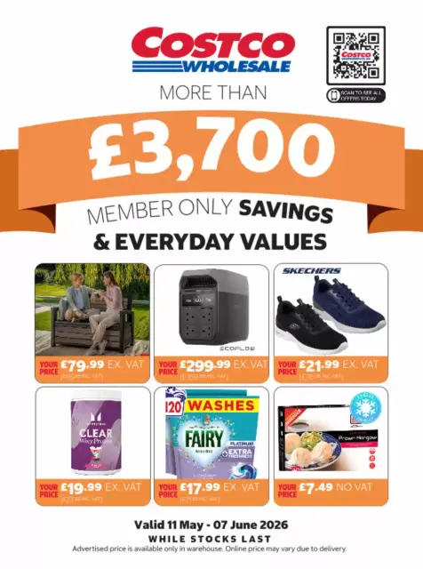 Ofertas de Costco Reino Unido de 11 mayo a 7 junio 2026 Ahorros exclusivos para miembros - Página 1