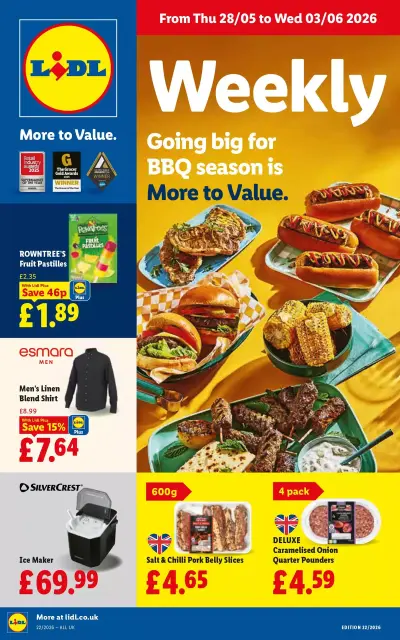 Ofertas de Lidl Reino Unido de 28 mayo a 3 junio 2026 ofertas semanales - Página 1