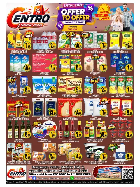 Centro Discount Center offers in Dubai from 28 May to 1 June 2026 Double the Trades - Page 1