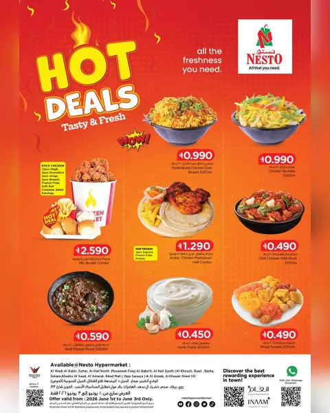 Nesto Oman offers from 1 to 3 June 2026 Hot Deals - Page 1