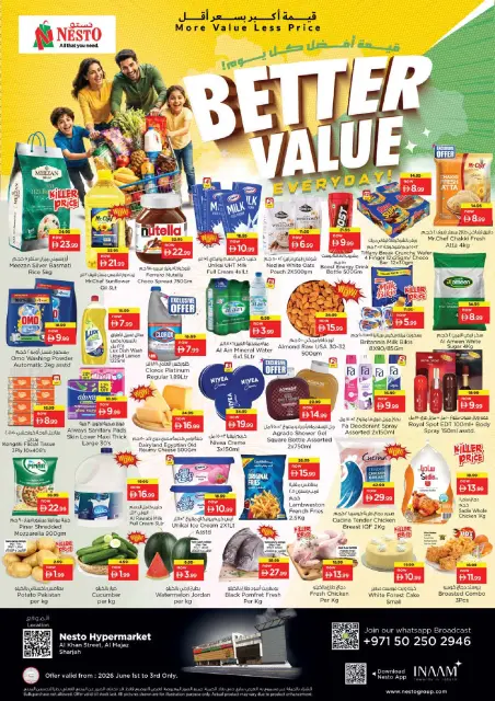 Ofertas de Nesto Al Majaz de 1 a 3 junio 2026 MAYOR VALOR: - Página 1