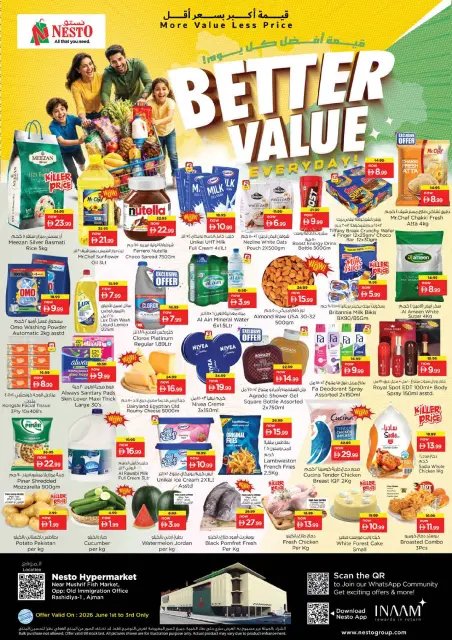 Ofertas de Nesto Mushrif de 1 a 3 junio 2026 Carro de beneficios - Página 1