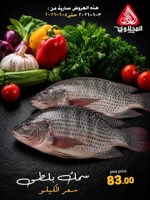 عروض المحلاوى ماركت من ٣ حتى ٤ يونيو ٢٠٢٦ عروض مهرجان الأسماك - صفحة 1
