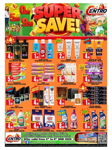 Centro Discount Center offers in BurJuman from 5 to 8 June 2026 Super Saver - Page 1