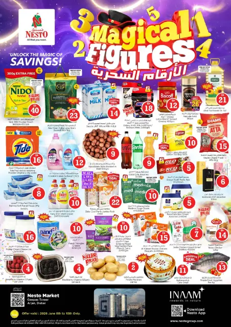Ofertas de Nesto Arjan de 8 a 10 junio 2026 Ofertas de números mágicos - Página 1