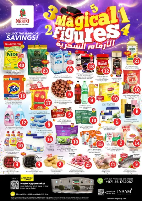 Ofertas de Nesto Jafza de 8 a 10 junio 2026 Ofertas de números mágicos - Página 1
