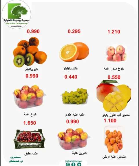 عروض جمعية أبو حليفة التعاونية من ٨ حتى ٩ يونيو ٢٠٢٦ عروض الخضار والفواكه - صفحة 2