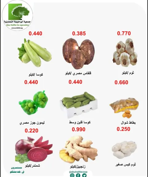 عروض جمعية أبو حليفة التعاونية من ٨ حتى ٩ يونيو ٢٠٢٦ عروض الخضار والفواكه - صفحة 5