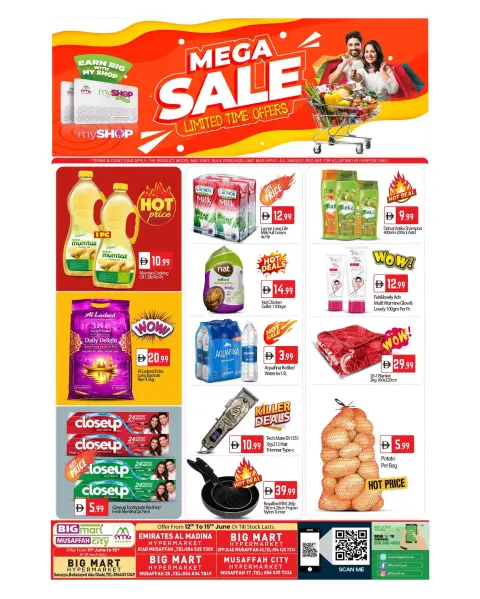 BIGmart UAE offers from 12 to 15 June 2026 MEGA SALE - Page 1