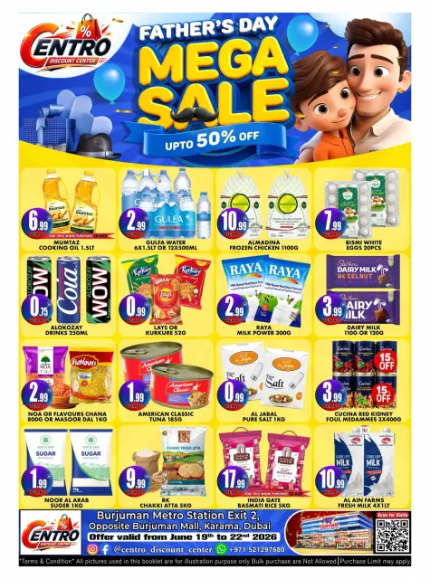 Centro Discount Center offers in BurJuman from 19 to 22 June 2026 Father's Day Deals - Page 1