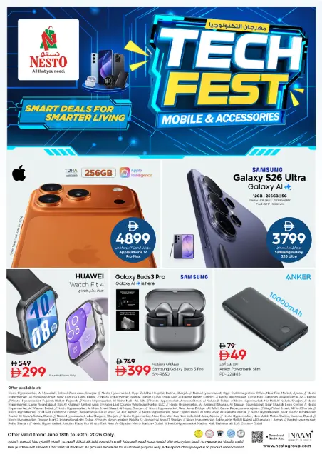 Ofertas de Nesto Emiratos Árabes Unidos de 18 a 30 junio 2026 Festival Tecnológico - Página 1