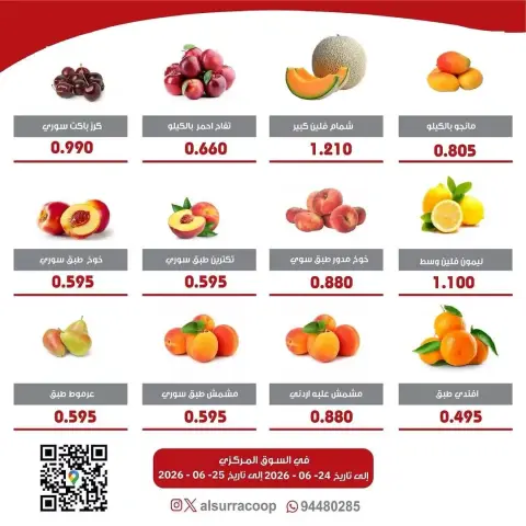 عروض جمعية السرة التعاونية من ٢٤ حتى ٢٥ يونيو ٢٠٢٦ مهرجان الخضار والفواكه - صفحة 2