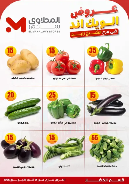 عروض المحلاوى ستورز بفرع الشيخ زايد من ٢٥ حتى ٢٨ يونيو ٢٠٢٦ عروض الويك إند - صفحة 6