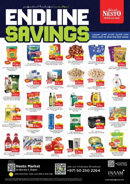 Ofertas de Nesto Al Barsha de 25 a 28 junio 2026 Ahorros de fin de mes - Página 1