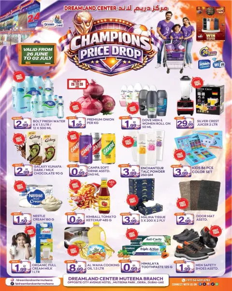Offres supermarché Dream Land Dyrh de 26 juin à 2 juillet 2026 Réduction de prix - Page 1