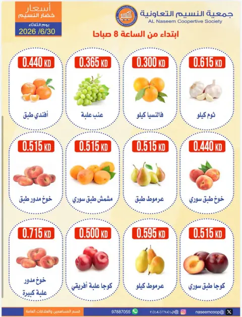 Offres Coopérative Naseem seulement mardi 30 juin 2026 Festival des légumes et des fruits - Page 4