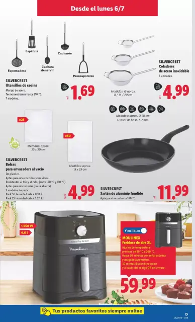 Lidl Spain offers from 6 to 12 July 2026 Bazaar Deals - Page 15