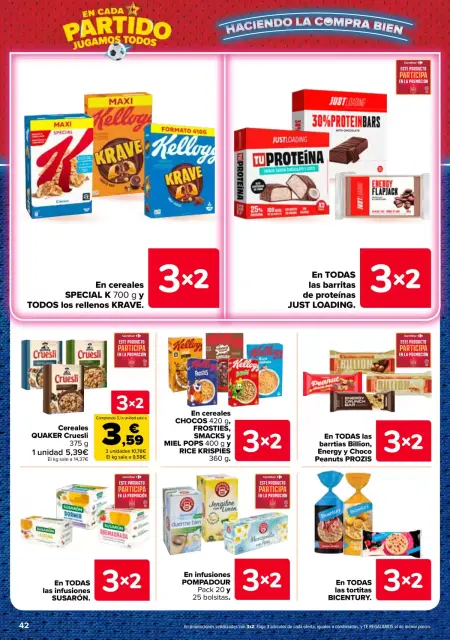 Offres Carrefour Espagne de 25 juin à 13 juillet 2026 3 pour 2 sur plus de 5 000 produits - Page 42