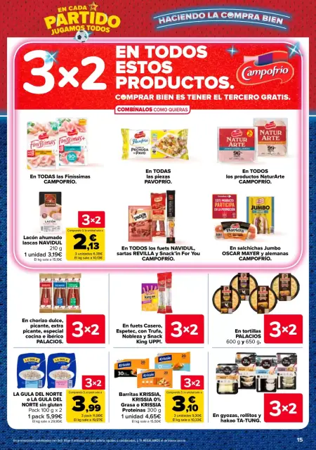 Offres Carrefour Espagne de 25 juin à 13 juillet 2026 3 pour 2 sur plus de 5 000 produits - Page 15