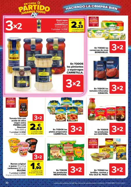 Offres Carrefour Espagne de 25 juin à 13 juillet 2026 3 pour 2 sur plus de 5 000 produits - Page 32