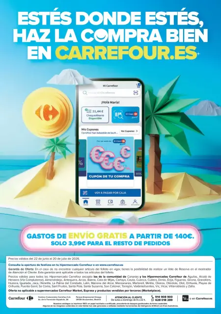 Offres Carrefour Espagne de 22 juin à 20 juillet 2026 CONGES - Page 38