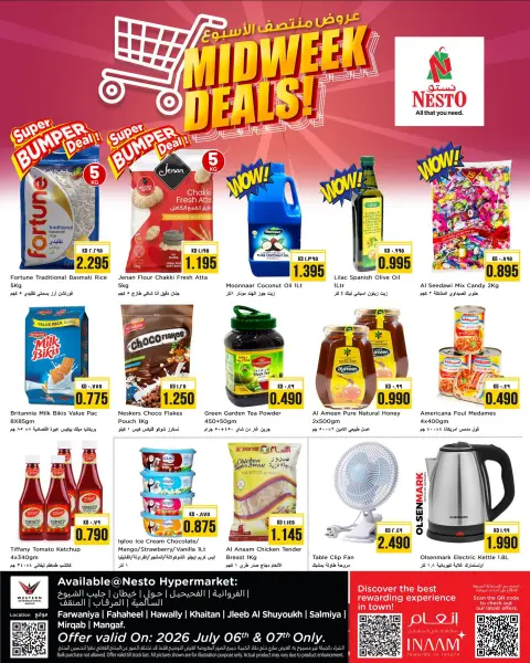 Ofertas de Nesto Hipermercados Kuwait de 6 a 7 julio 2026 Ofertas entre semana - Página 1