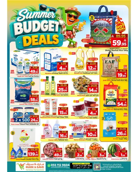 Ofertas de Mark & Save Al Ahsa de 6 a 12 Safar 1448 AH (22 – 28 julio 2026) Ofertas económicas de verano - Página 1