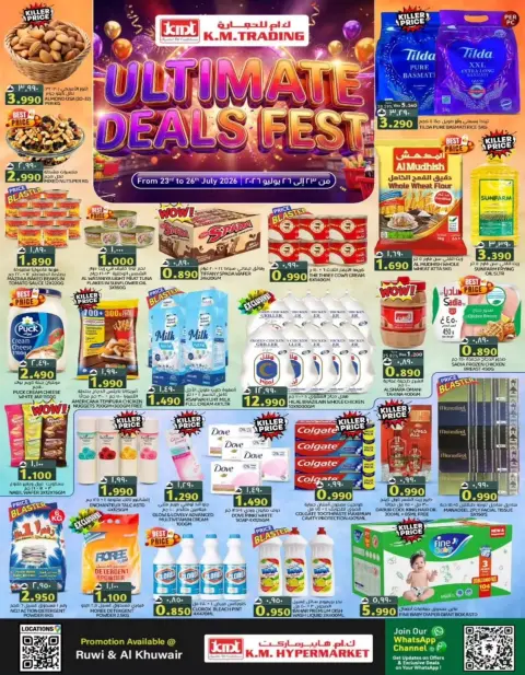 KM trading & Al Safa Oman offers from 23 to 26 July 2026 Deals Festival - Page 1