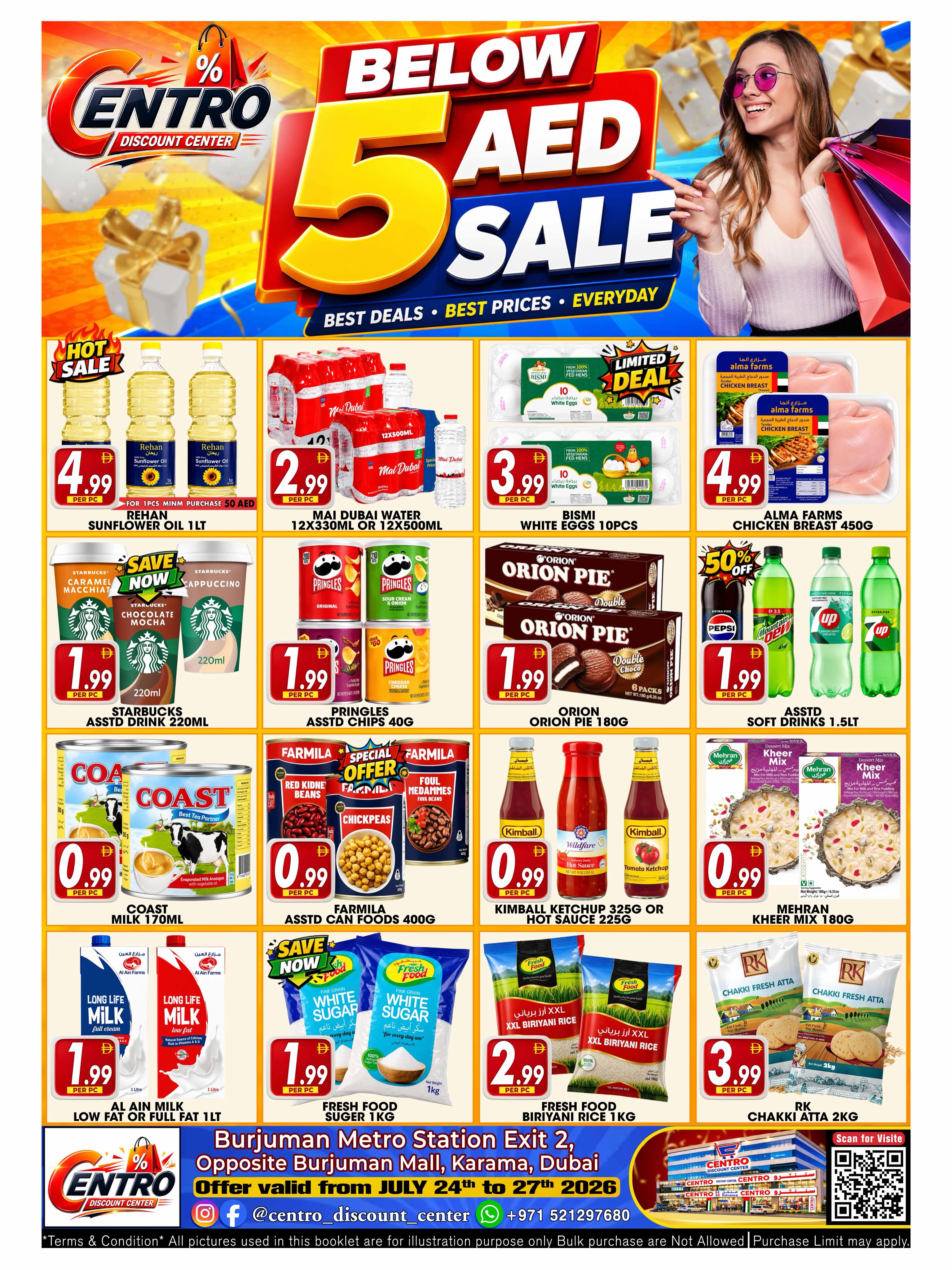 Centro Discount Center offers in BurJuman from 24 to 27 July 2026 Below 5 Offer - Page 6