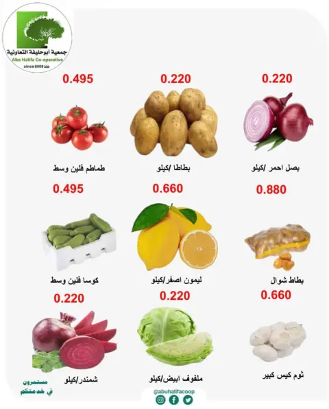 عروض جمعية أبو حليفة التعاونية من ٢٧ حتى ٢٨ يوليو ٢٠٢٦ عروض الخضار والفواكه - صفحة 2