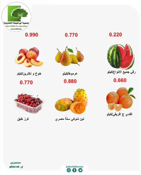 عروض جمعية أبو حليفة التعاونية من ٢٧ حتى ٢٨ يوليو ٢٠٢٦ عروض الخضار والفواكه - صفحة 4