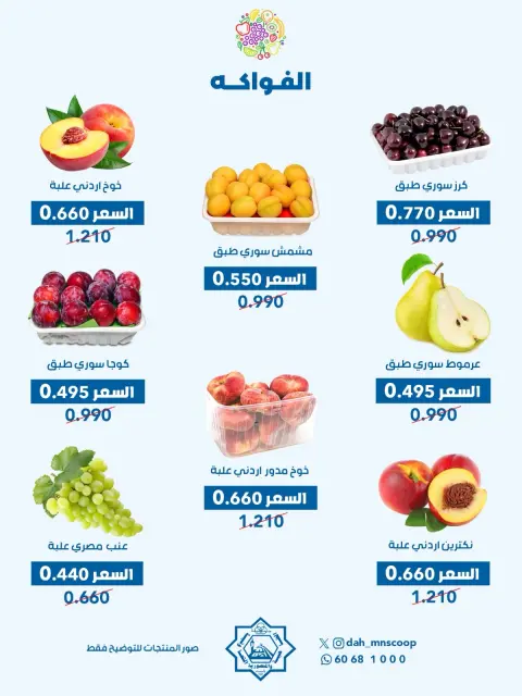 عروض جمعية الضاحية والمنصورية الكويت الأربعاء ٢٩ يوليو ٢٠٢٦ عرض الخضار والفواكه - صفحة 4