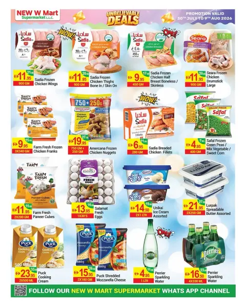 New W mart UAE offers from 30 July to 9 August 2026 Incredible Trades - Page 16