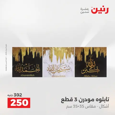 عروض رنين من ٢ حتى ٣ أغسطس ٢٠٢٦ عروض هدايا وديكورات - صفحة 14
