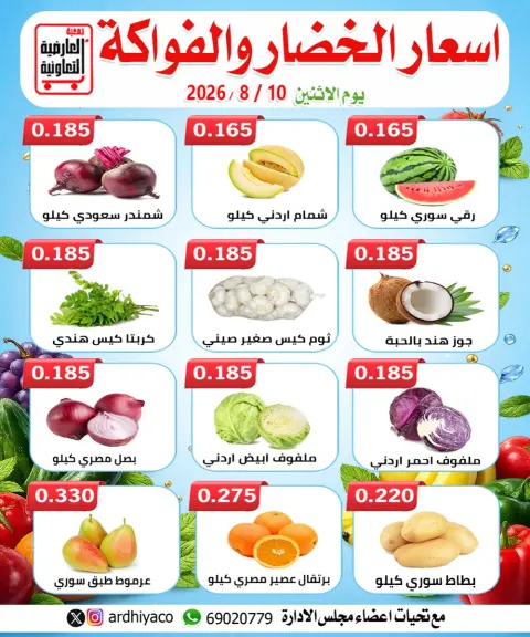 Al Ardhiya co-op offers Monday 10 August 2026 Vegetable and fruit offers - Page 2