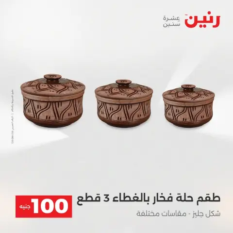عروض رنين من ١٨ حتى ١٩ أغسطس ٢٠٢٦ عروض منتجات من 50 لـ 100 جنيه - صفحة 24