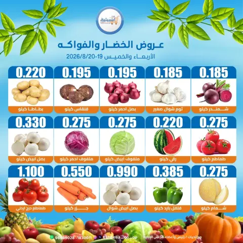 عروض جمعية إشبيلية التعاونية الكويت من ١٩ حتى ٢٠ أغسطس ٢٠٢٦ عروض الخضار والفواكه - صفحة 2