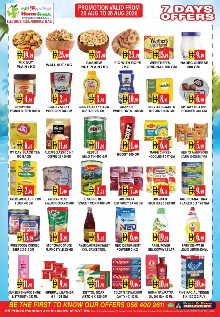 Ofertas de supermercado Home Fresh Abu Dhabi de 20 a 26 agosto 2026 Happy Onam Festival - Página 5