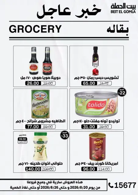 عروض بيت الجملة من ٢٠ حتى ٢٦ أغسطس ٢٠٢٦ عروض الذكري السنوية التاسعة - صفحة 23