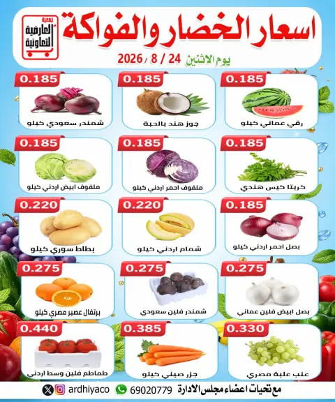 Al Ardhiya co-op offers Monday 24 August 2026 Vegetable and fruit offers - Page 2