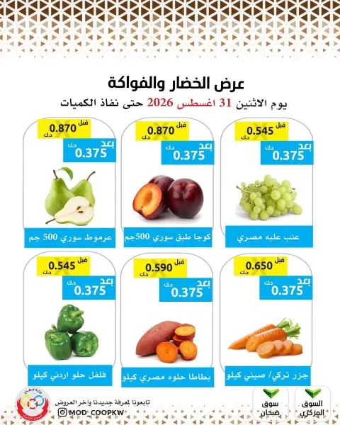 Ofertas de cooperativa Mod lunes 31 agosto 2026 Oferta de frutas y verduras - Página 2