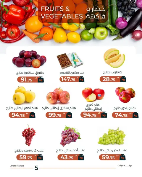 Arafa market offers in Fayoum Tuesday 8 September 2026 Vegetable and fruit offer - Page 7