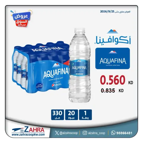 عروض جمعية الزهراء التعاونية من ١٤ حتى ٢٠ سبتمبر ٢٠٢٦ عروض المياه - صفحة 3