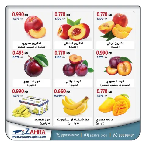 عروض جمعية الزهراء التعاونية من ١٦ حتى ١٧ سبتمبر ٢٠٢٦ عروض الخضار والفاكهة - صفحة 7