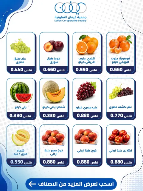 عروض جمعية كيفان التعاونية الخميس ١٧ سبتمبر ٢٠٢٦ عرض الخضار والفواكه - صفحة 4